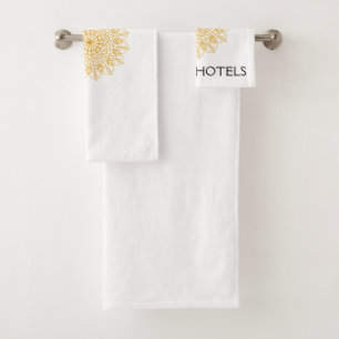 Toalhas de hotel clássicas personalizáveis