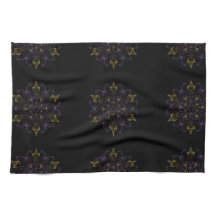 Chamas roxas & Dourados da paixão da seda