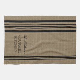 Toalhas De Mão Cozinha Personalizada Stripe Burap de Estilo Franc