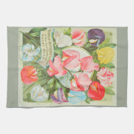 Toalhas De Mão Ervilhas doces: ilustração do catálogo de semente