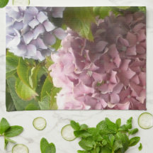 Mauve e Hydrangeas Rosa