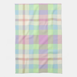 Toalhas De Mão Pastéis macios Tartan