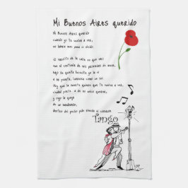 Toalhas De Mão Tango do MI Buenos Aires Querido