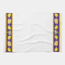 Toalhas De Mão Teste padrão do limão mim