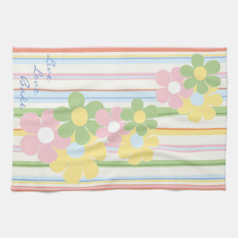 Toalhas De Mão Toalhas de cozinha "Flores e Estirpes"