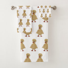 Toalhas de Pato Conjunto de Toalhas de Pato