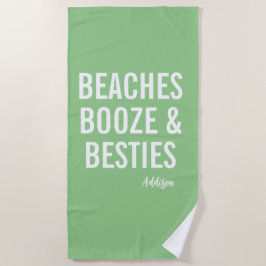 Toalhas de Praia Booze & Besties Praia Verde