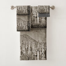 Toalhas do banheiro do Saguaro de Tontos do