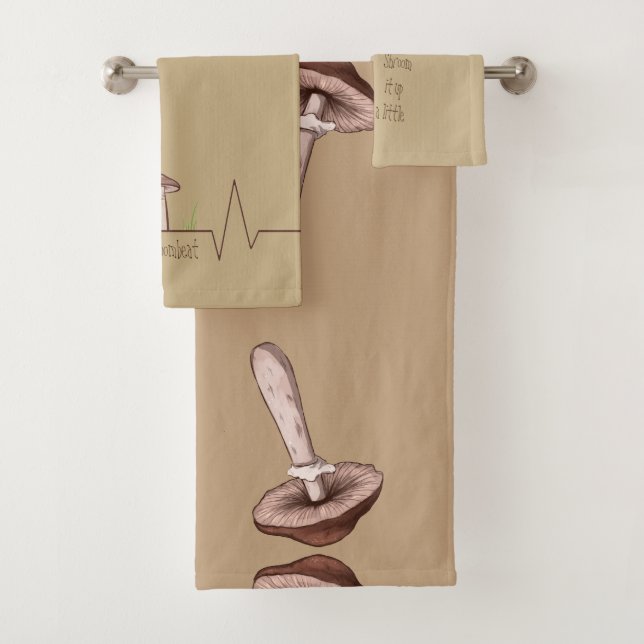 Toalhas do cogumelo com design original (Insitu)