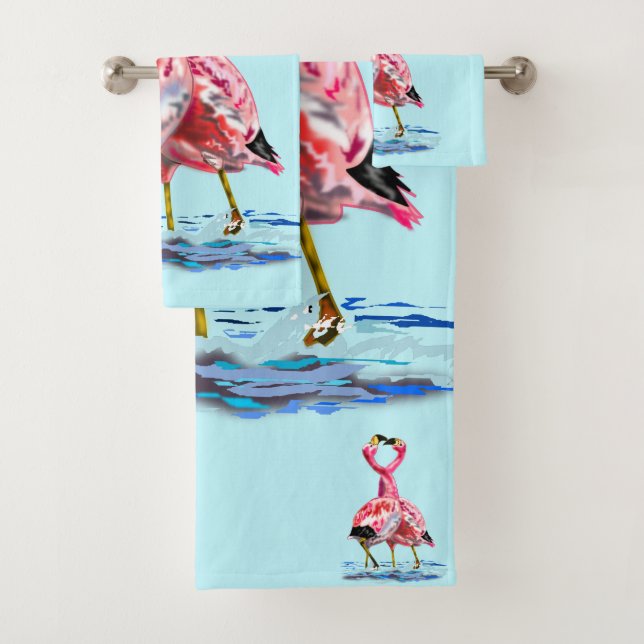 Toalhas Flamingo Bath Rosa (Insitu)