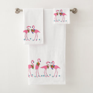 Toalhas Fresco-Flamingo, Rosa, Starfish Conjunto de Bandas