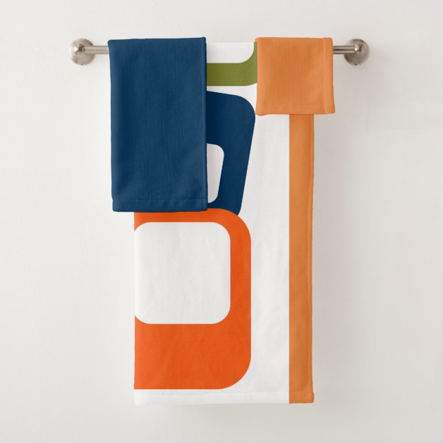 Toalhas Linhas e Retângulos Conjunto de Banheiras (Insitu)