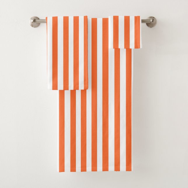 Toalhas Listradas Laranja (Insitu)