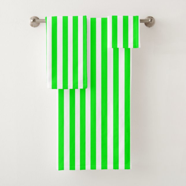Toalhas Listradas Verdes (Insitu)