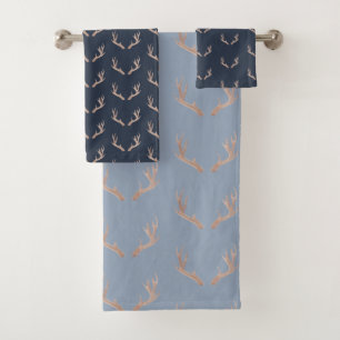 Toalhas Marinho Deer antler conjunto de banheiro