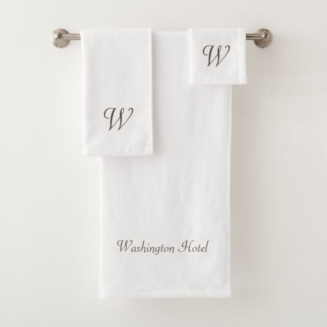 Toalhas Monogramadas Personalizadas (Insitu)
