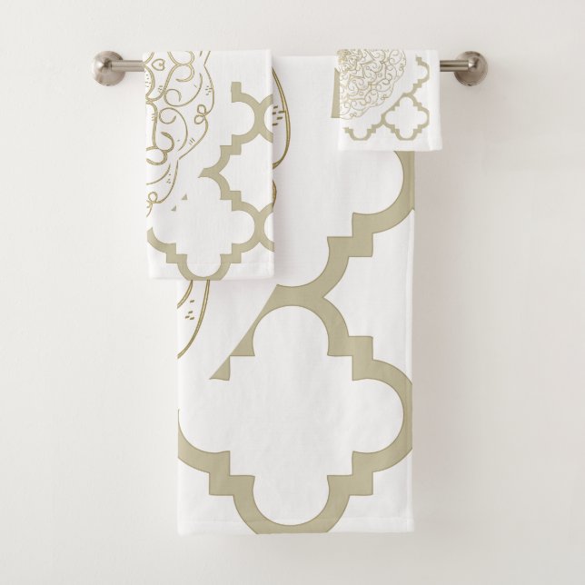 Toalhas Oriental Mandala - Conjunto de Torres de Banho (Insitu)