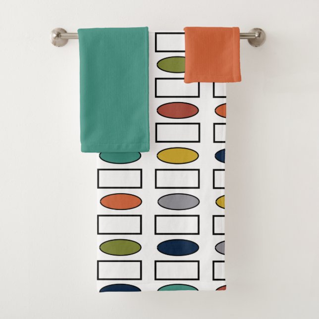 Toalhas Ovalas e Retângulos Conjunto de Banheiras (Insitu)