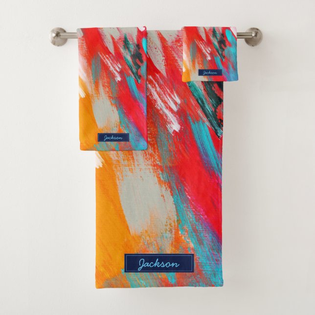 TOALHAS PINTA PINTA PISCA O CONJUNTO DE TOWEL (Insitu)
