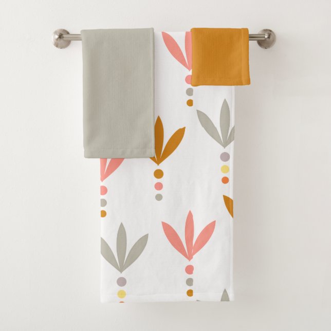 Toalhas Prata e conjunto Dourado de banheiras (Insitu)