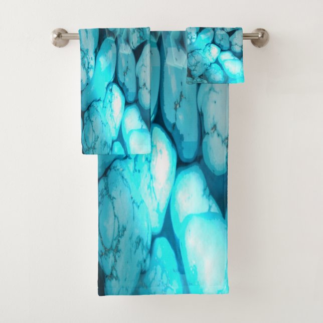 Toalhas Torre de Banheira Conjunto de Turquesa Gemstone (Insitu)