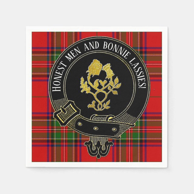 Toast escocês ou o seu texto guardanapos (Frente)