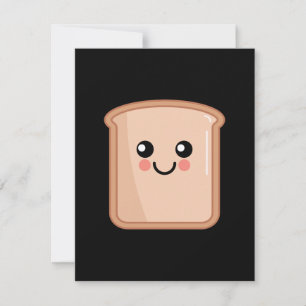 Toast Kawaii Comida Art