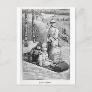 Tobagonning Vintage Cartões de natal vitorianos