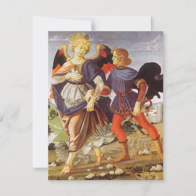 Tobias e Angel por Andrea del Verrochio (Frente)