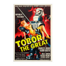 TOBOR Robot Horror Monster Movie Poster