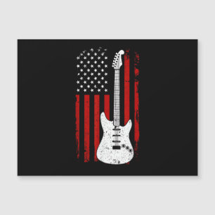 Toca Música Bandeira Americana US Guitarras Elétri