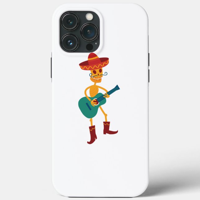 Toca violão esqueleto festivo (Verso)