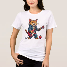 Toca violão gato laranja