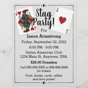 Tocando Cartões - Folheto de Festas