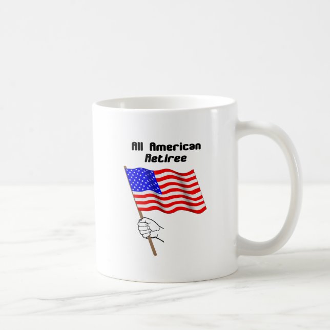 Toda a caneca americana do aposentado (Direita)