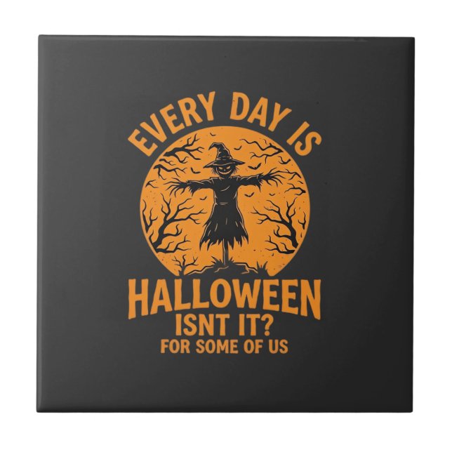 Toda a Dia é Design de Bruxa Espantalho de Hallowe (Frente)