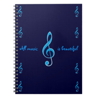 Toda a música é caderno bonito