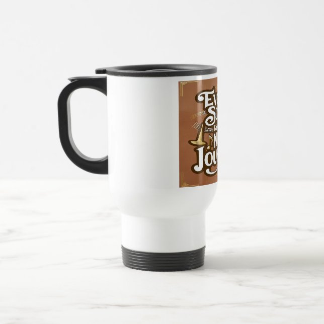 Toda Canção É Uma Nova Jornada 2 caneca de viagem (Esquerda)
