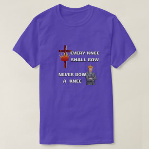 Toda joelho se dobrará - Camiseta