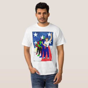 Todas as camisetas americanas