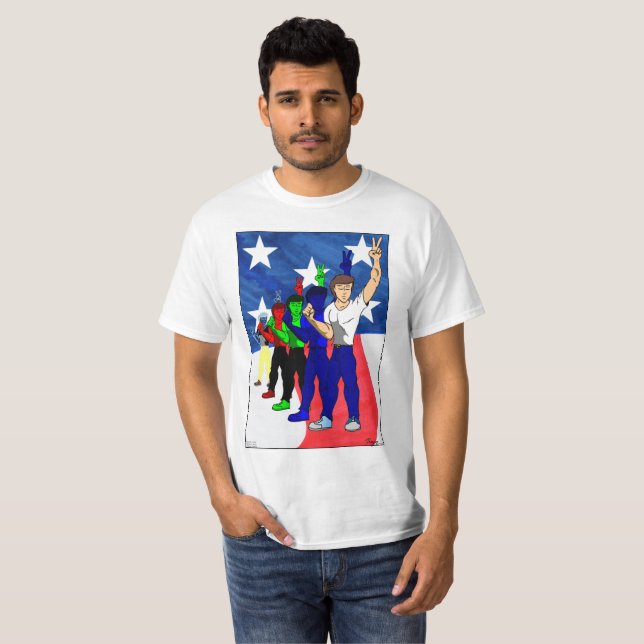 Todas as camisetas americanas (Frente Completa)