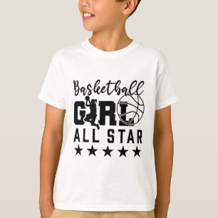 Todas as Estrelas Raparigas Hoops Camisa De Escada