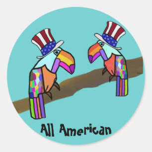 Todas as etiquetas americanas de Toucan