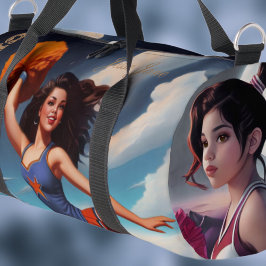 Todas as Meninas Americanas de Cheerhead Duffel Ba