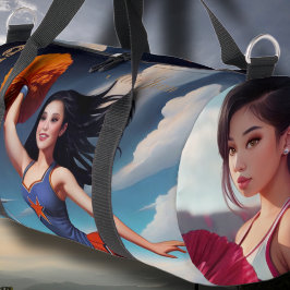 Todas as Meninas Americanas de Cheerhead Duffel Ba