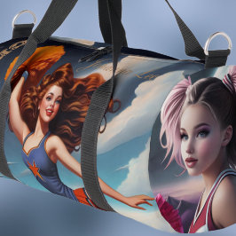 Todas as Meninas Americanas de Cheerhead Duffel Ba