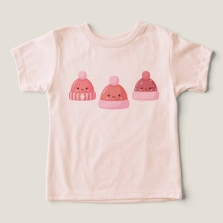 Todd Fofo Rosa Kawaii Inverno Gorro Sorriso Desenh
