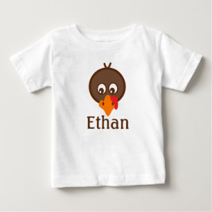 Toddler Boy Ação de Graças Camisa do Dia da Turqui
