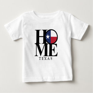 Toddler HOME Camiseta do Texas