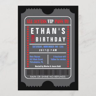 TODO O convite do ANIVERSÁRIO da PASSAGEM do VIP